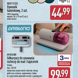 Odkurzacz do usuwania roztoczy do mat i tapicerek