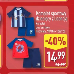 Komplet sportowy dziecięcy z licencją