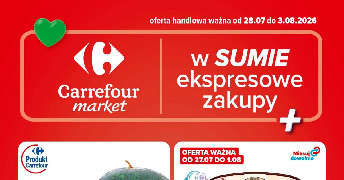 Nowa gazetka Carrefour (28.07–03.08): 10 hitów, które musisz zobaczyć zanim znikną!