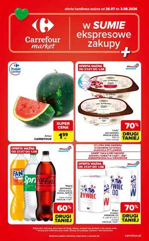 Gazetka Carrefour Market w SUMIE ekspresowe zakupy
