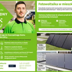 Zestaw fotowoltaiki na balkon 4 x 110 W LEXMAN