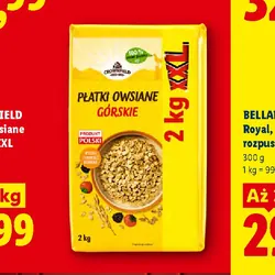 Crownfield Płatki owsiane górskie