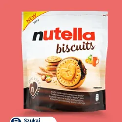 Nutella Biscuits, ciastka z kremem orzechowym