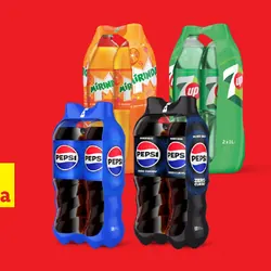 Pepsi, Pepsi Zero, Mirinda lub 7UP