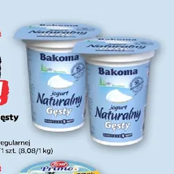 Jogurt naturalny gęsty Bakoma