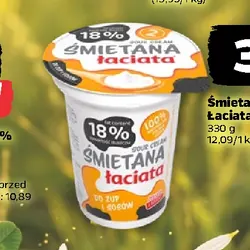 Śmietana 18% Łaciata