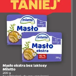 Masło ekstra bez laktozy Miletto