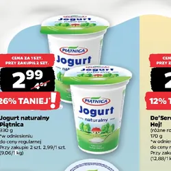 Jogurt naturalny Piątnica