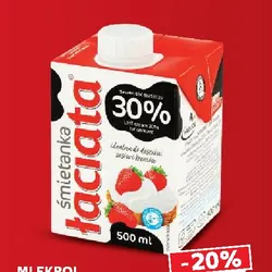 Mlekpol Śmietanka Łaciata UHT 30% tł.