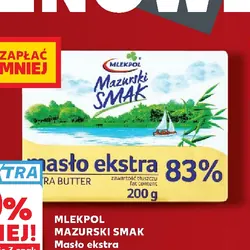 Masło ekstra Mazurski Smak