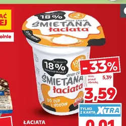 Łaciata Śmietana 18% tł.