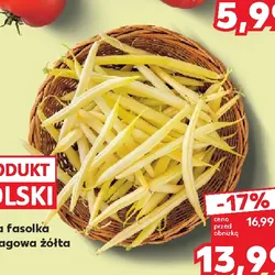 Polska fasolka szparagowa żółta