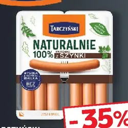 Parówki 100% z kurczaka, z szynki