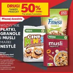 Płatki, granole i musli Nestlé