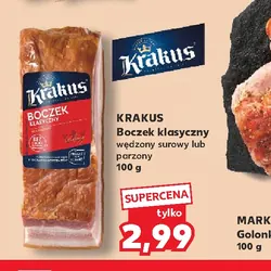 Boczek klasyczny wędzony surowy lub parzony