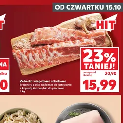 Żeberka wieprzowe schabowe