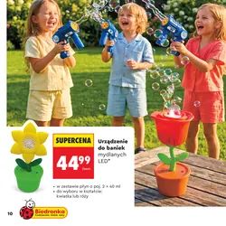Pistolet do baniek mydlanych LED