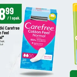 Wkładki Carefree Cotton Feel Normal