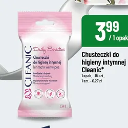 Chusteczki do higieny intymnej Cleanic
