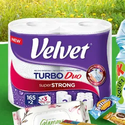 Ręcznik papierowy Velvet Turbo Duo