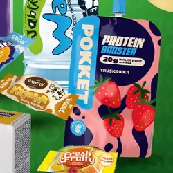 Protein Booster truskawkowy