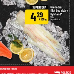 Grenadier filet bez skóry Rybhand