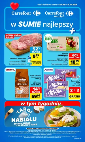 Gazetka Carrefour, Market w SUMIE najlpeszy, od poniedziałku