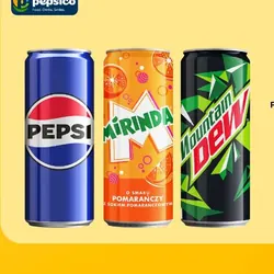Napój gazowany PEPSI, MIRINDA, 7UP, MOUNTAIN DEW