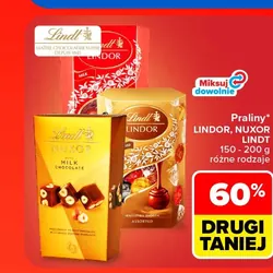 Praliny LINDOR, NUXOR