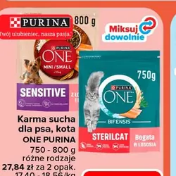 Karma sucha dla psa, kota ONE PURINA