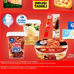 Lody marki Carrefour