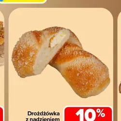 Drożdżówka z nadzieniem serowym