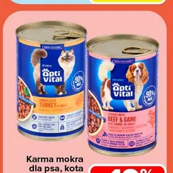 Karma mokra dla psa OPTIVITAL