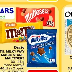 Draże M&M'S, MILKY WAY MAGIC STARS, MALTESERS