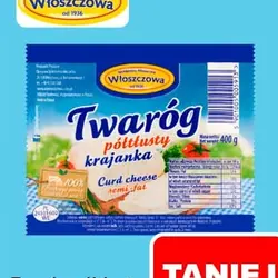 Twaróg półtłusty WŁOSZCZOWA