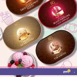 Lody o smaku Tiramisu