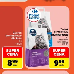 Żwirek bentonitowy CARREFOUR