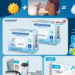 Wkłady filtrujące wodę pojedyncze marki Aquaphor