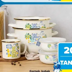 Garnek, kubek emaliowany