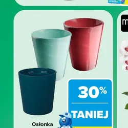 Osłonka na storczyka ceramiczna, plastikowa