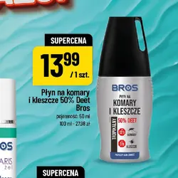 Płyn na komary i kleszcze 50% Deet Bros