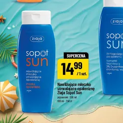 Nawilżające mleczko utrwalające opaleniznę Ziaja Sopot Sun