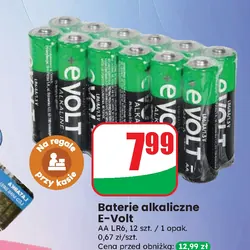 Baterie alkaliczne E-Volt