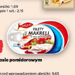 Filety z makreli w sosie pomidorowym Graal