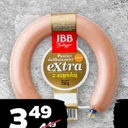 Pasztet delikatesowy extra z szynką JBB Bałdyga