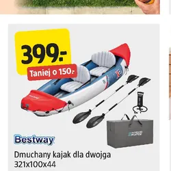 Dmuchany kajak dla dwojga