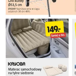 Materac samochodowy na tylne siedzenie