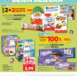 Wszystkie słodycze pakowane niechłodzone marki Kinder