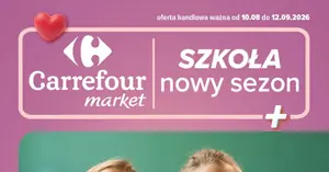 Nowa gazetka Carrefour (10.08–12.09). Szokujące okazje szkolne — sprawdź wszystkie hity!
