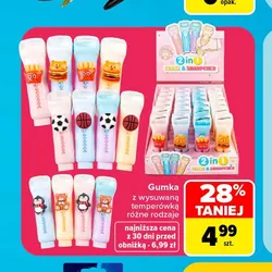 Gumka z wysuwaną temperówką